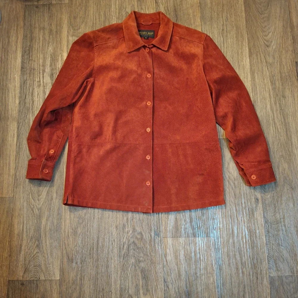 Vintage Golden Bear San Francisco Red Leather Jacket. - Picture 12 of 15